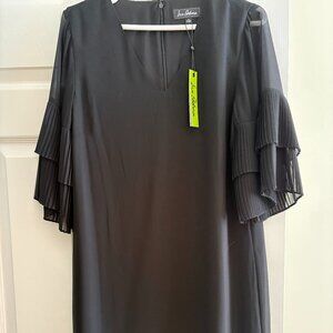 Sam Edelman Knee Length Black Tie Cocktail Dress